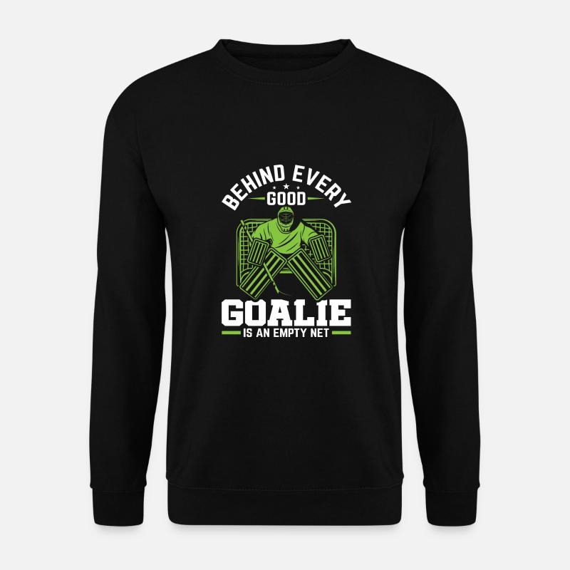 Eishockey Tormann Goalie , Eis Hockey - Unisex Pullover - Schwarz