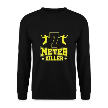Équipe de handball, club, entraîneur, entraîneur, joueur - Sweat-shirt Unisexe - noir - Devant - Alina (178cm) & Michal (187cm)