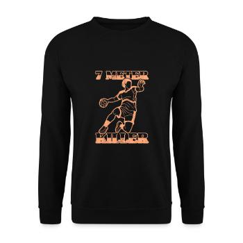 Équipe de handball, club, entraîneur, entraîneur, joueur - Sweat-shirt Unisexe - noir - Devant - Alina (178cm) & Michal (187cm)