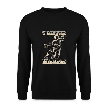 Équipe de handball, club, entraîneur, entraîneur, joueur - Sweat-shirt Unisexe - noir - Devant - Alina (178cm) & Michal (187cm)