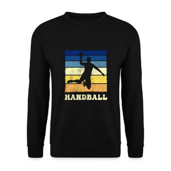 Équipe de handball, club, entraîneur, entraîneur, joueur - Sweat-shirt Unisexe - noir - Devant - Alina (178cm) & Michal (187cm)