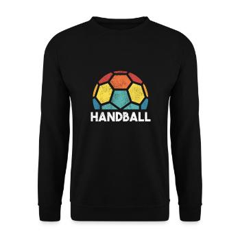 Équipe de handball, club, entraîneur, entraîneur, joueur - Sweat-shirt Unisexe - noir - Devant - Alina (178cm) & Michal (187cm)