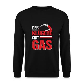 Auto Tuner, KFZ Mechaniker, Racing Car, Tuning - Unisex Pullover - Schwarz - Vorne - Alina (178cm) & Michal (187cm)