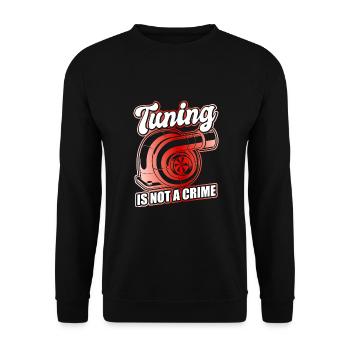 Tuner de voiture, Mécanicien automobile, Voiture de course, Tuning - Sweat-shirt Unisexe - noir - Devant - Alina (178cm) & Michal (187cm)