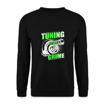 Tuner de voiture, Mécanicien automobile, Voiture de course, Tuning - Sweat-shirt Unisexe - noir - Devant - Alina (178cm) & Michal (187cm)