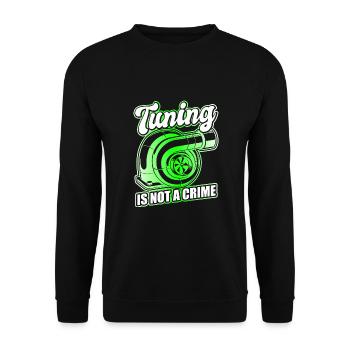 Tuner de voiture, Mécanicien automobile, Voiture de course, Tuning - Sweat-shirt Unisexe - noir - Devant - Alina (178cm) & Michal (187cm)