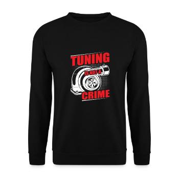 Tuner de voiture, Mécanicien automobile, Voiture de course, Tuning - Sweat-shirt Unisexe - noir - Devant - Alina (178cm) & Michal (187cm)