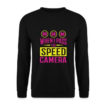 Tuner de voiture, Mécanicien automobile, Voiture de course, Tuning - Sweat-shirt Unisexe - noir - Devant - Alina (178cm) & Michal (187cm)
