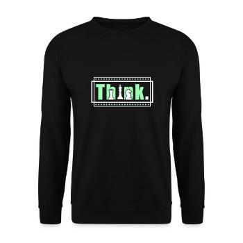 Chess Chess Player Tournament for Clever Minds - Unisex Sweatshirt - black - Front - Alina (178cm) & Michal (187cm)