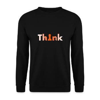 Chess Chess Player Tournament for Clever Minds - Unisex Sweatshirt - black - Front - Alina (178cm) & Michal (187cm)