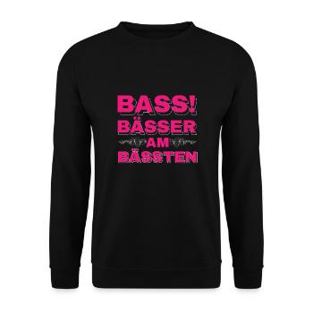 GOA Techno House Party EDM Festival Electro Rave - Unisex Pullover - Schwarz - Vorne - Alina (178cm) & Michal (187cm)