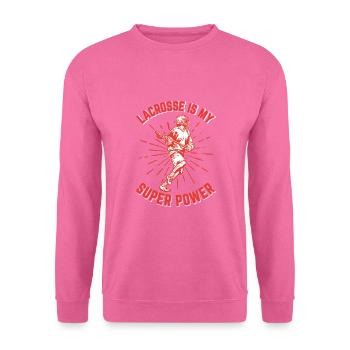 Lacrosse LAX Club Team Spieler Trainer Fans Coach - Unisex Pullover - Pink - Vorne