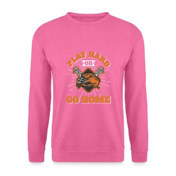 Lacrosse LAX Club Team Spieler Trainer Fans Coach - Unisex Pullover - Pink - Vorne