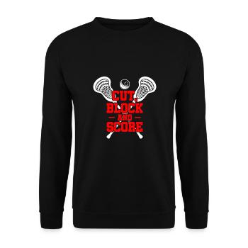 Lacrosse LAX Club Team Players Coaches Fans Coach - Sweat-shirt Unisexe - noir - Devant - Alina (178cm) & Michal (187cm)