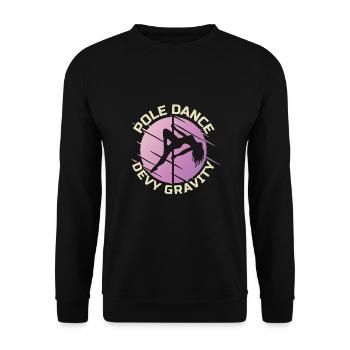 Pole Dance Dancer, Pole Dance, Pole Dancing - Unisex Sweatshirt - black - Front - Alina (178cm) & Michal (187cm)