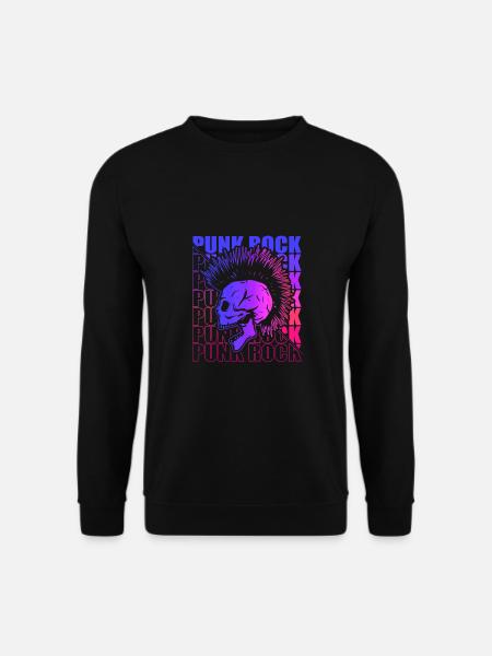 Punk Rock Pogo Anarchie Punks Punk Rocker Punk - Unisex Pullover - Schwarz