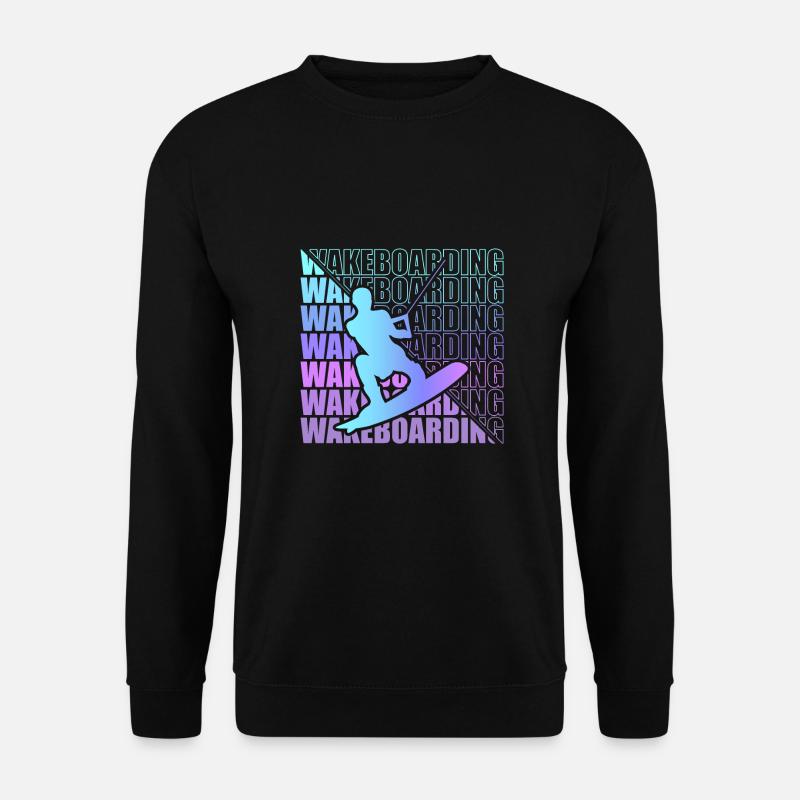 Wakeboard Wakeboarder Wakeboarding Freestyle DNA - Unisex Sweatshirt - black