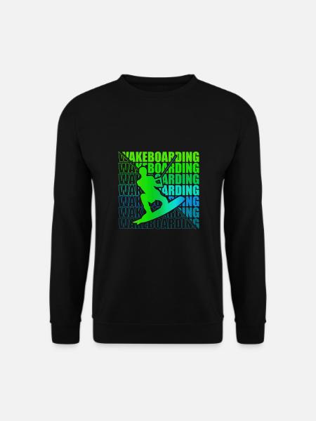 Wakeboard Wakeboarder Wakeboarding Freestyle DNA - Unisex Pullover - Schwarz