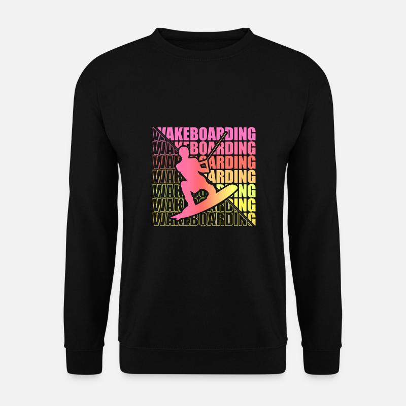 Wakeboard Wakeboarder Wakeboarding Freestyle DNA - Unisex Sweatshirt - black