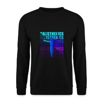 Motocross Enduro Motorcycle Freestyle Extreme Sport - Unisex Sweatshirt - black - Front - Alina (178cm) & Michal (187cm)