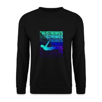 Motocross Enduro Motorcycle Freestyle Extreme Sport - Unisex Sweatshirt - black - Front - Alina (178cm) & Michal (187cm)