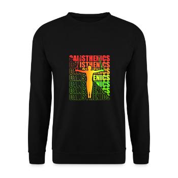 Motocross Enduro Motorcycle Freestyle Extreme Sport - Unisex Sweatshirt - black - Front - Alina (178cm) & Michal (187cm)