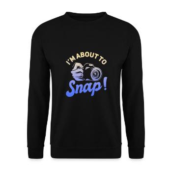 Photographie Photo Photographe Photographes! Photographes - Sweat-shirt Unisexe - noir - Devant - Alina (178cm) & Michal (187cm)