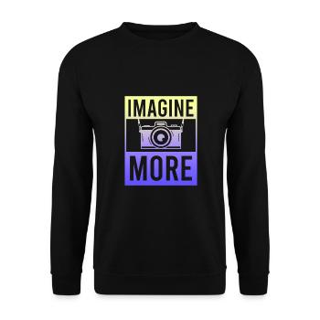 Photography Photo Photographer Photographers! Photographers - Unisex Sweatshirt - black - Front - Alina (178cm) & Michal (187cm)