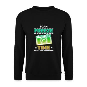 Photographie Photo Photographe Photographes! Photographes - Sweat-shirt Unisexe - noir - Devant - Alina (178cm) & Michal (187cm)