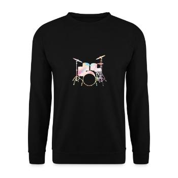 Batteurs Batteurs Batteurs Batteurs - Sweat-shirt Unisexe - noir - Devant - Alina (178cm) & Michal (187cm)