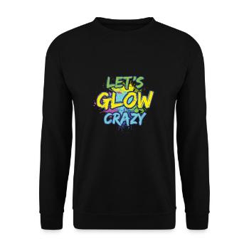 80s Retro CostumeTheme Party Costume 90s Party - Unisex Sweatshirt - black - Front - Alina (178cm) & Michal (187cm)