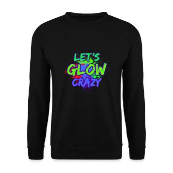 80s Retro CostumeTheme Party Costume 90s Party - Unisex Sweatshirt - black - Front - Alina (178cm) & Michal (187cm)