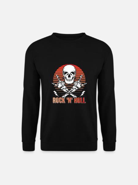 Rock 'n' Roll Musik, Tanzen, Konzert, Festival - Unisex Pullover - Schwarz