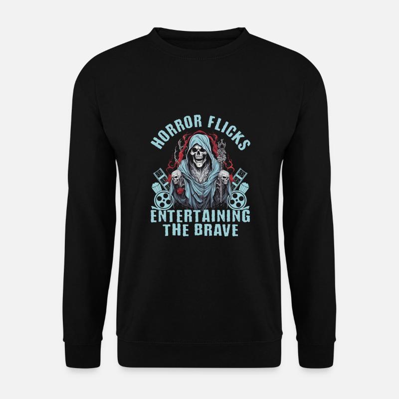 Zombie Horror Horrorfilm Filmfestival + Halloween - Unisex Pullover - Schwarz