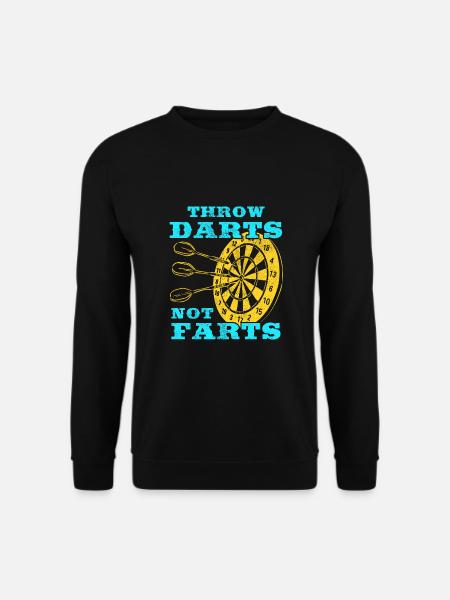 Darts Sport Verein, Dartscheibe, Pfeil Sport Dart - Unisex Pullover - Schwarz