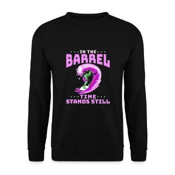 Surf, kitesurf, wakeboard, beach surfers - Sweat-shirt Unisexe - noir - Devant - Alina (178cm) & Michal (187cm)