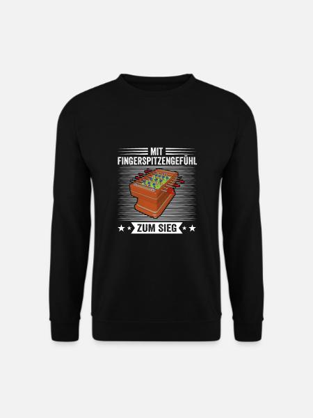 Tischfussball Geschenk Fans Wuzler Tischfussball - Unisex Pullover - Schwarz