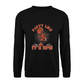 Arzt, Mediziner, Medizin Student, Sponsion - Unisex Pullover - Schwarz - Vorne - Alina (178cm) & Michal (187cm)
