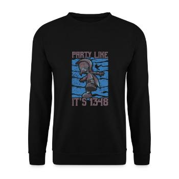 Arzt, Mediziner, Medizin Student, Sponsion - Unisex Pullover - Schwarz - Vorne - Alina (178cm) & Michal (187cm)