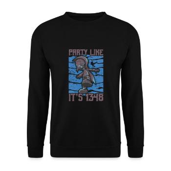Arzt, Mediziner, Medizin Student, Sponsion - Unisex Pullover - Schwarz - Vorne - Alina (178cm) & Michal (187cm)