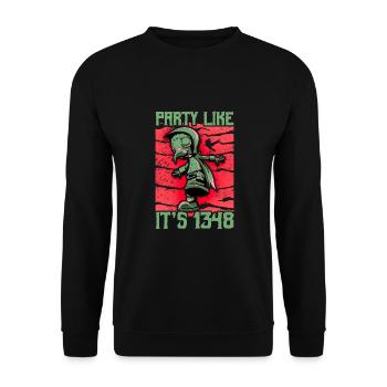 Arzt, Mediziner, Medizin Student, Sponsion - Unisex Pullover - Schwarz - Vorne - Alina (178cm) & Michal (187cm)