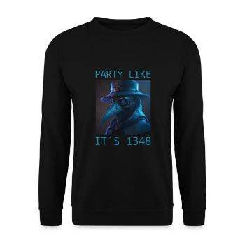 Arzt, Mediziner, Medizin Student, Sponsion - Unisex Pullover - Schwarz - Vorne - Alina (178cm) & Michal (187cm)