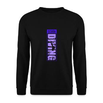 Plongée sous-marine, Plongée sous-marine, Vacances Sea Diver - Sweat-shirt Unisexe - noir - Devant - Alina (178cm) & Michal (187cm)