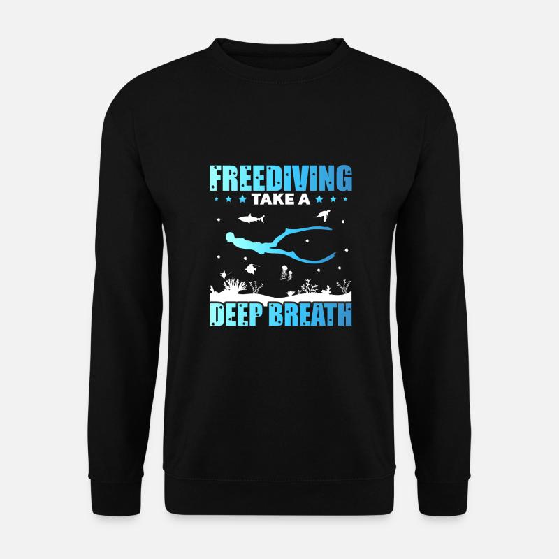 Plongée, Apnée, Apnée No Limit Apnée - Sweat-shirt Unisexe - noir