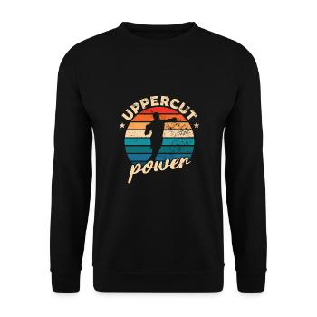 Boxe Arts martiaux Boxe Club de boxe Boxeurs - Sweat-shirt Unisexe - noir - Devant - Alina (178cm) & Michal (187cm)