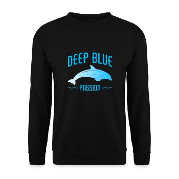 Scuba Diving, Scuba Diving, Holiday Sea Diver - Unisex Sweatshirt - black - Front - Alina (178cm) & Michal (187cm)