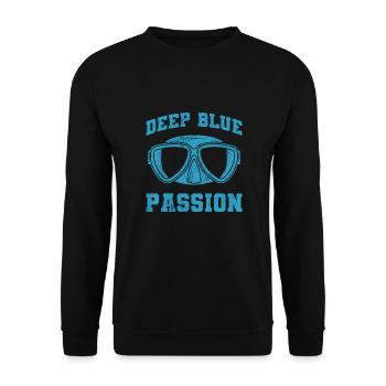 Scuba Diving, Scuba Diving, Holiday Sea Diver - Unisex Sweatshirt - black - Front - Alina (178cm) & Michal (187cm)