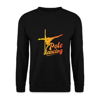 Pole Dance Dancer, Pole Dance, Pole Dancing - Unisex Sweatshirt - black - Front - Alina (178cm) & Michal (187cm)
