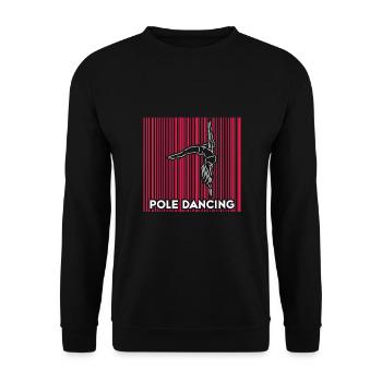 Pole Dance Dancer, Pole Dance, Pole Dancing - Unisex Sweatshirt - black - Front - Alina (178cm) & Michal (187cm)