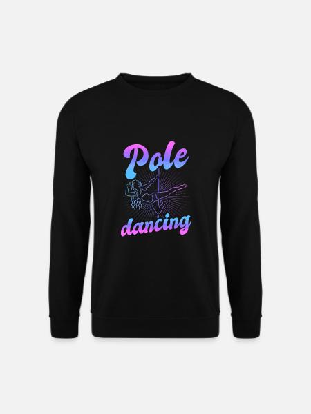 Pole Dance Tänzerin, Stangentanz, Pole Dancing - Unisex Pullover - Schwarz